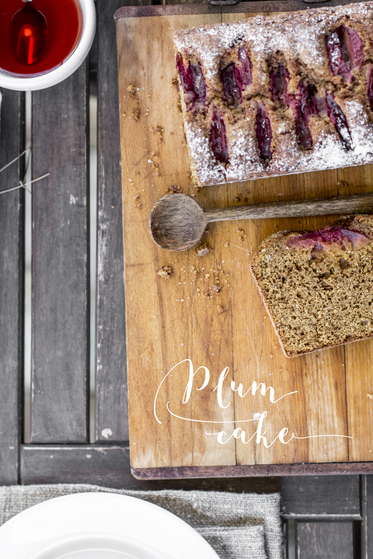 plum cake zucchero integrale prugne fine estate | Rossella Venezia