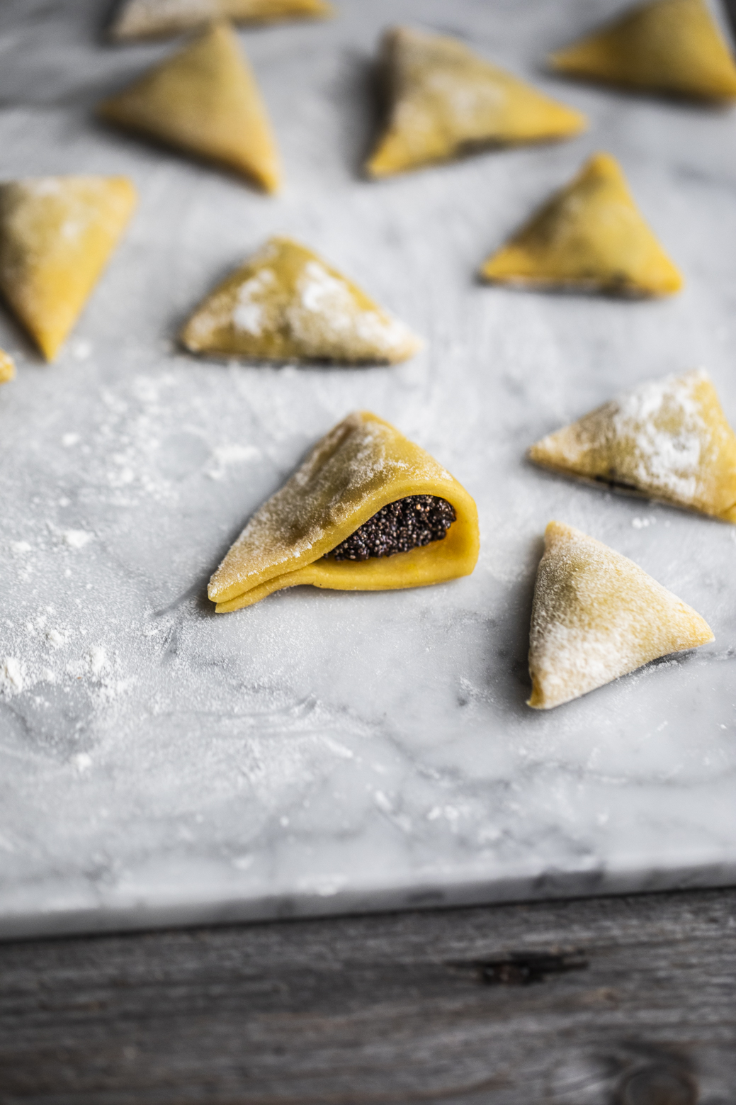 fritti ripieni di semi di papavero
