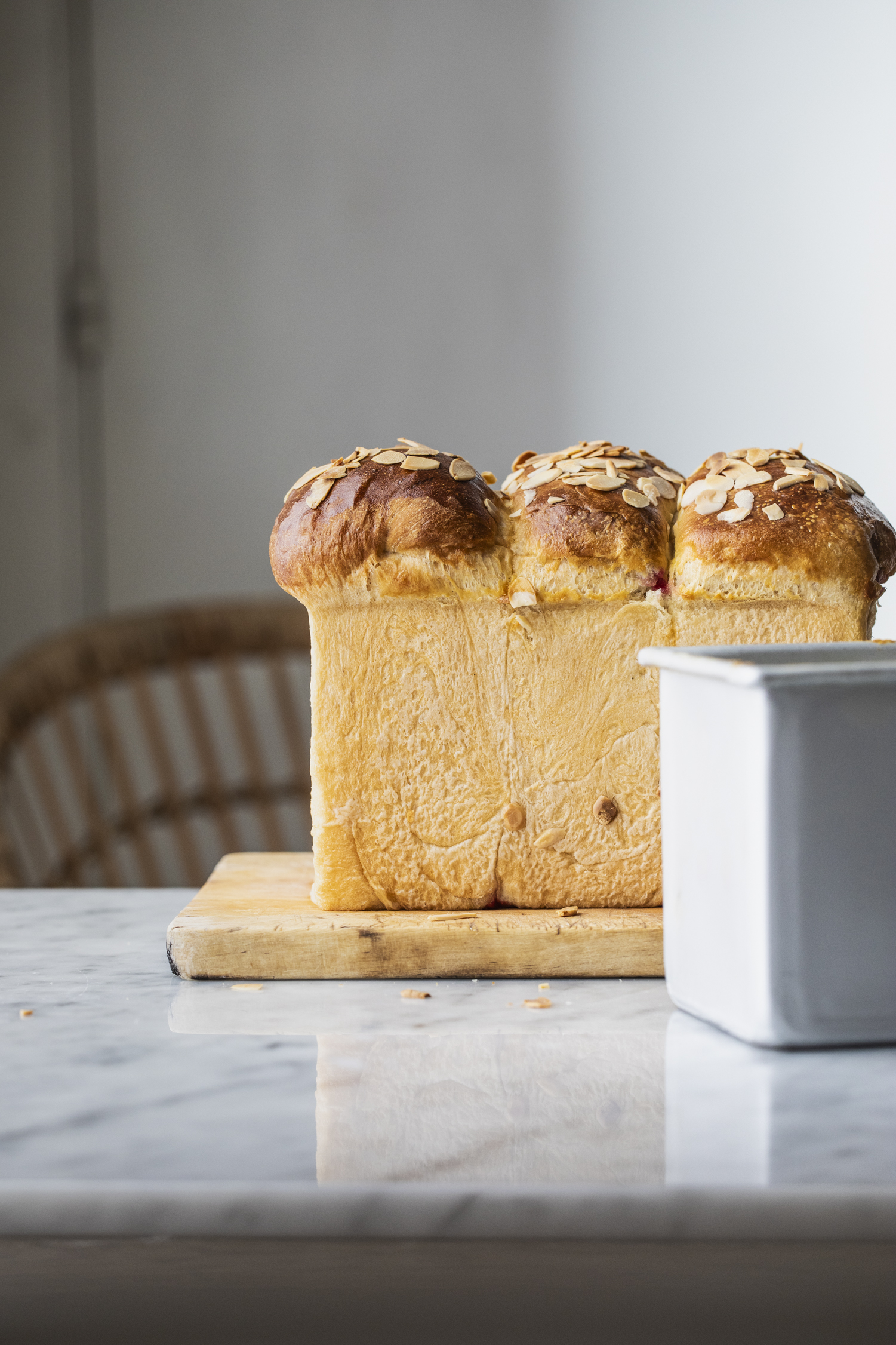 Hokkaido milk bread con kefir