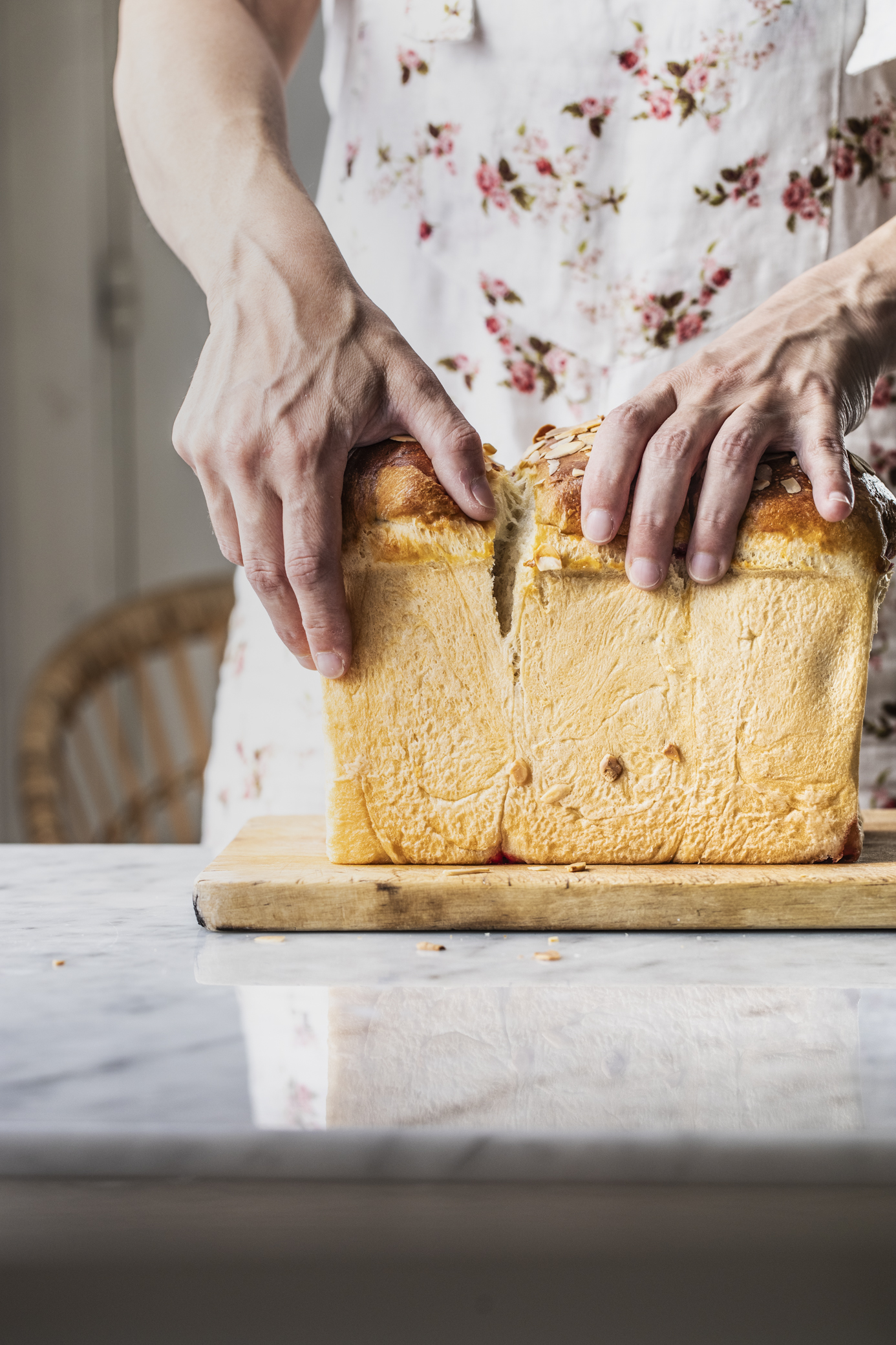Hokkaido milk bread con kefir