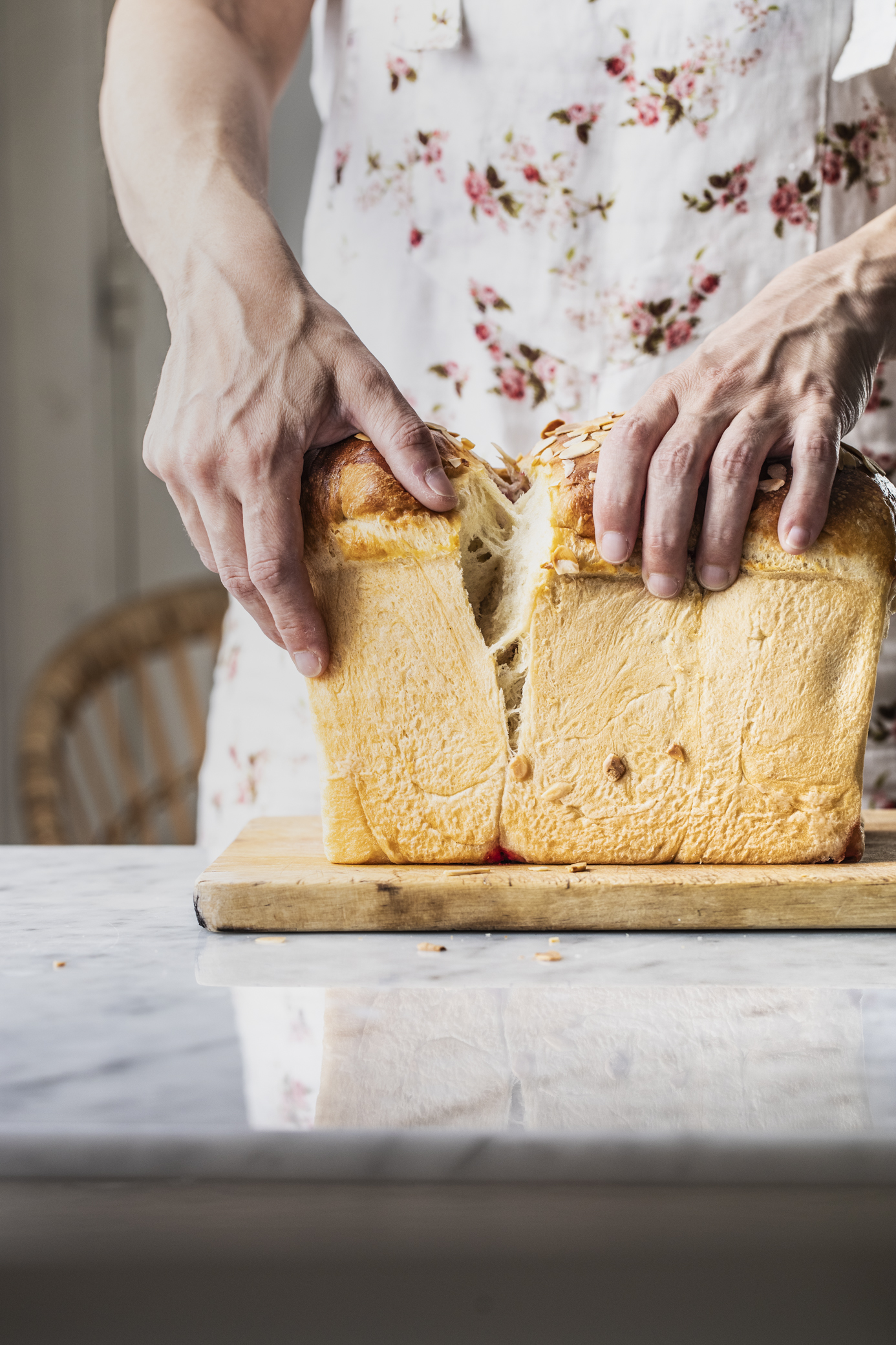 Hokkaido milk bread con kefir