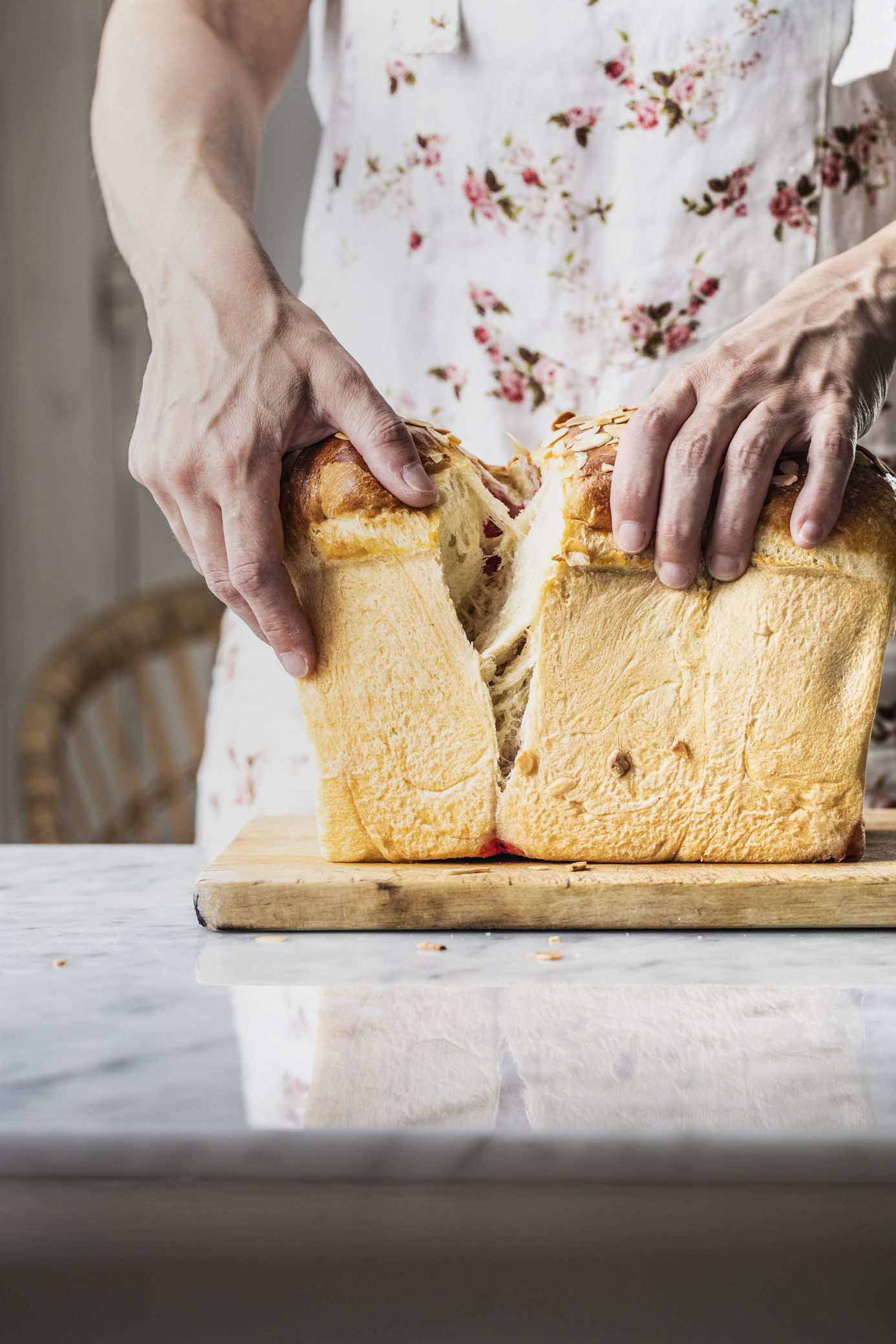 Hokkaido milk bread con kefir