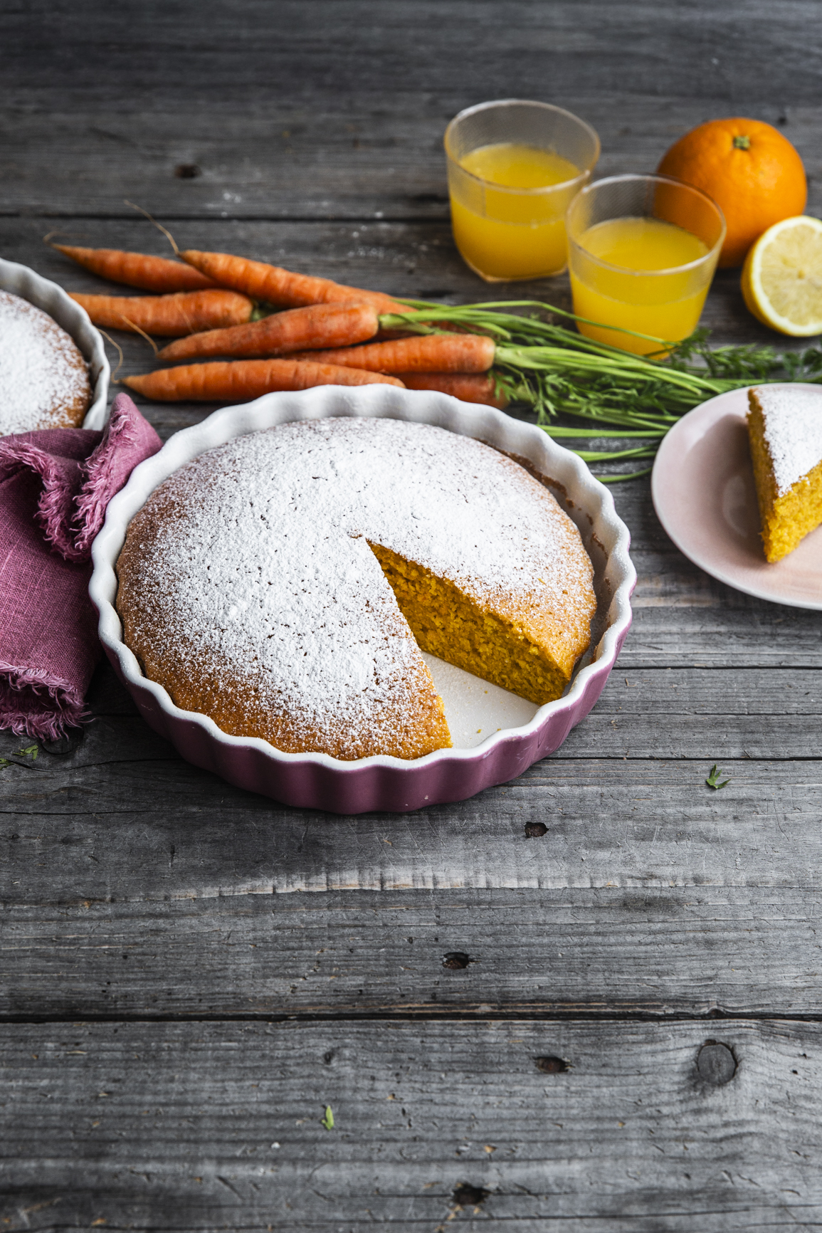 torta arancia carota limone