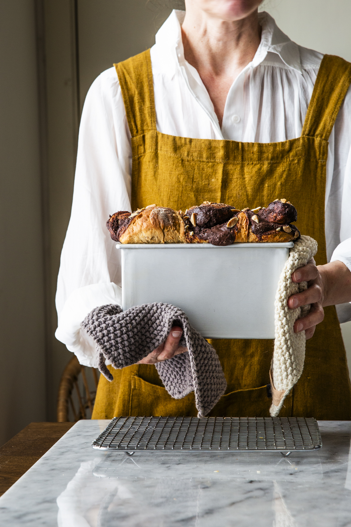 Panbrioche al caffè e latte di mandorla