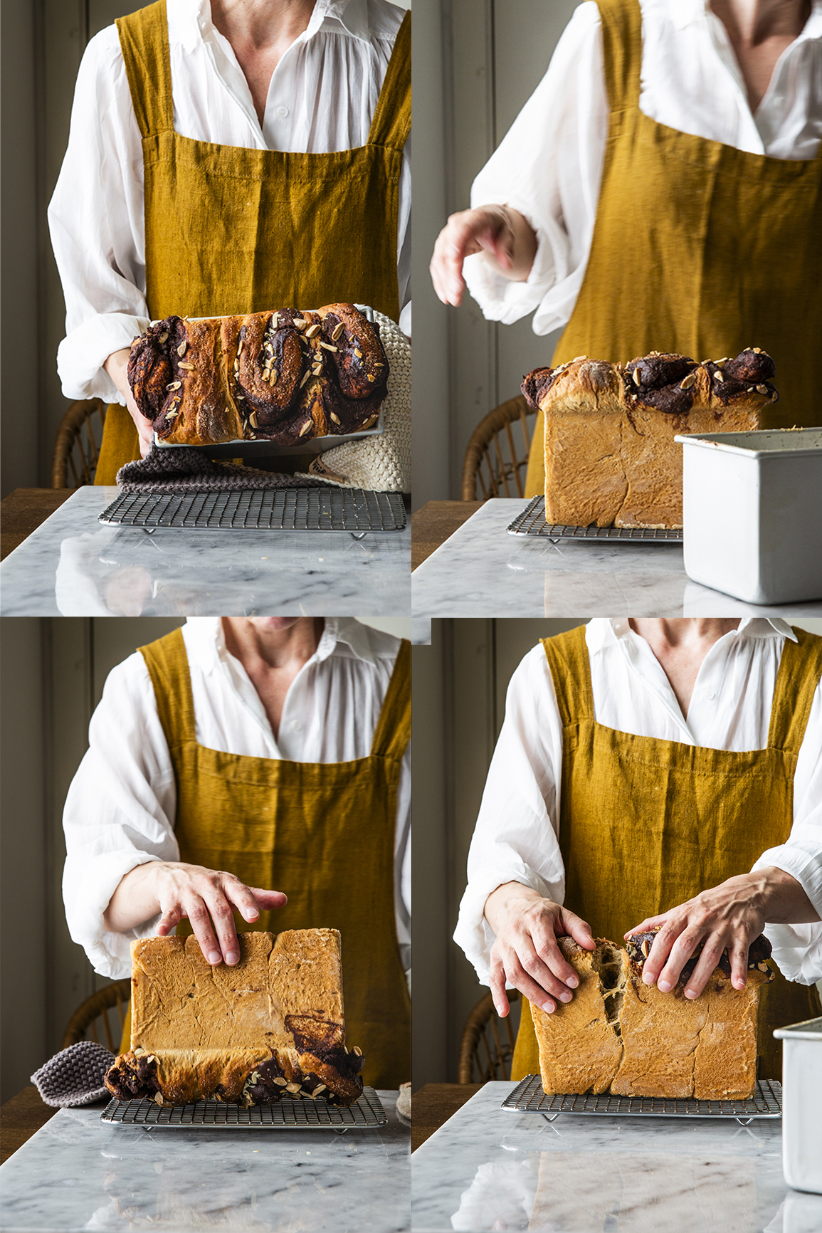 Panbrioche al caffè e latte di mandorla