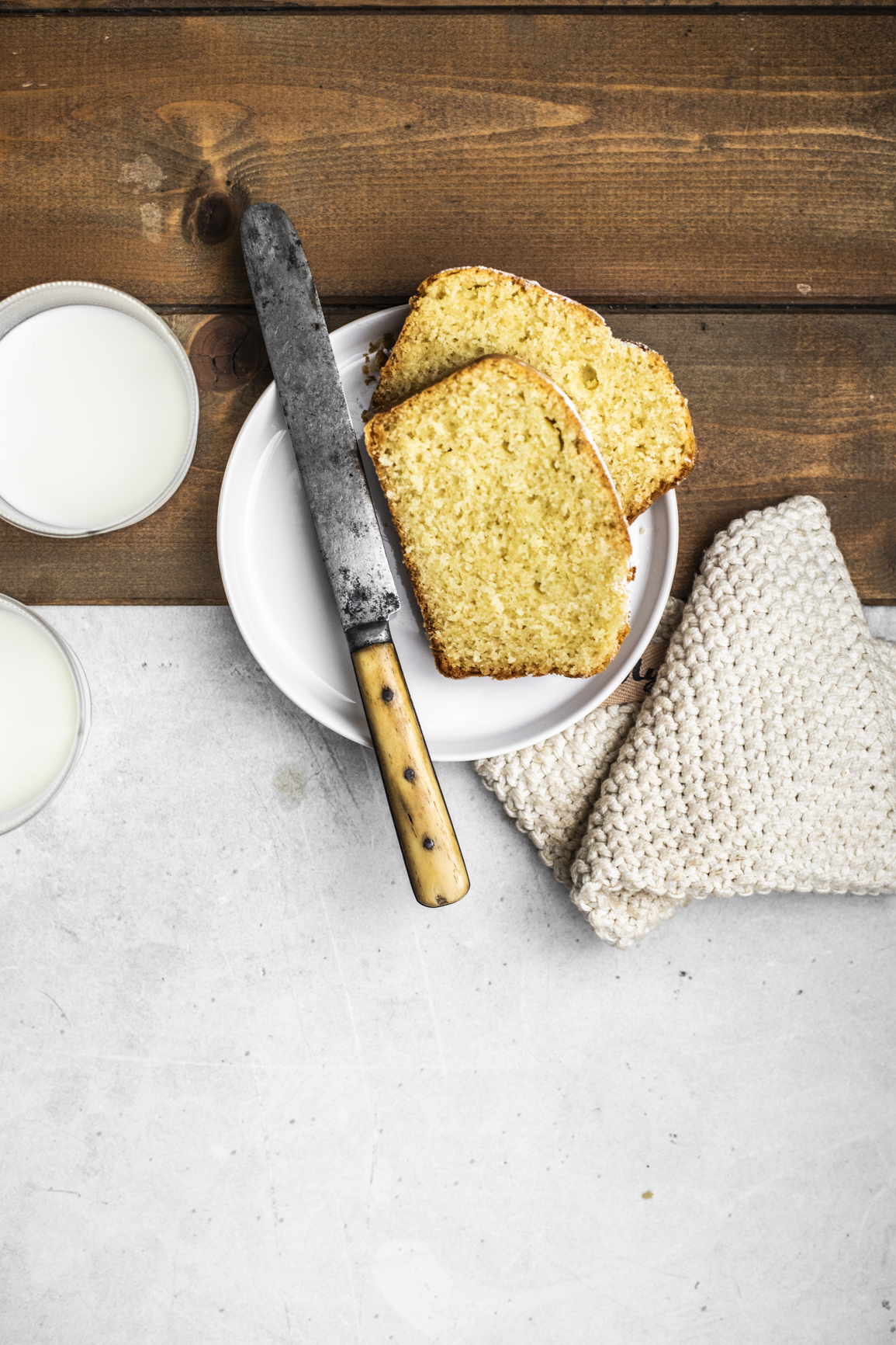 Plumcake alla panna
