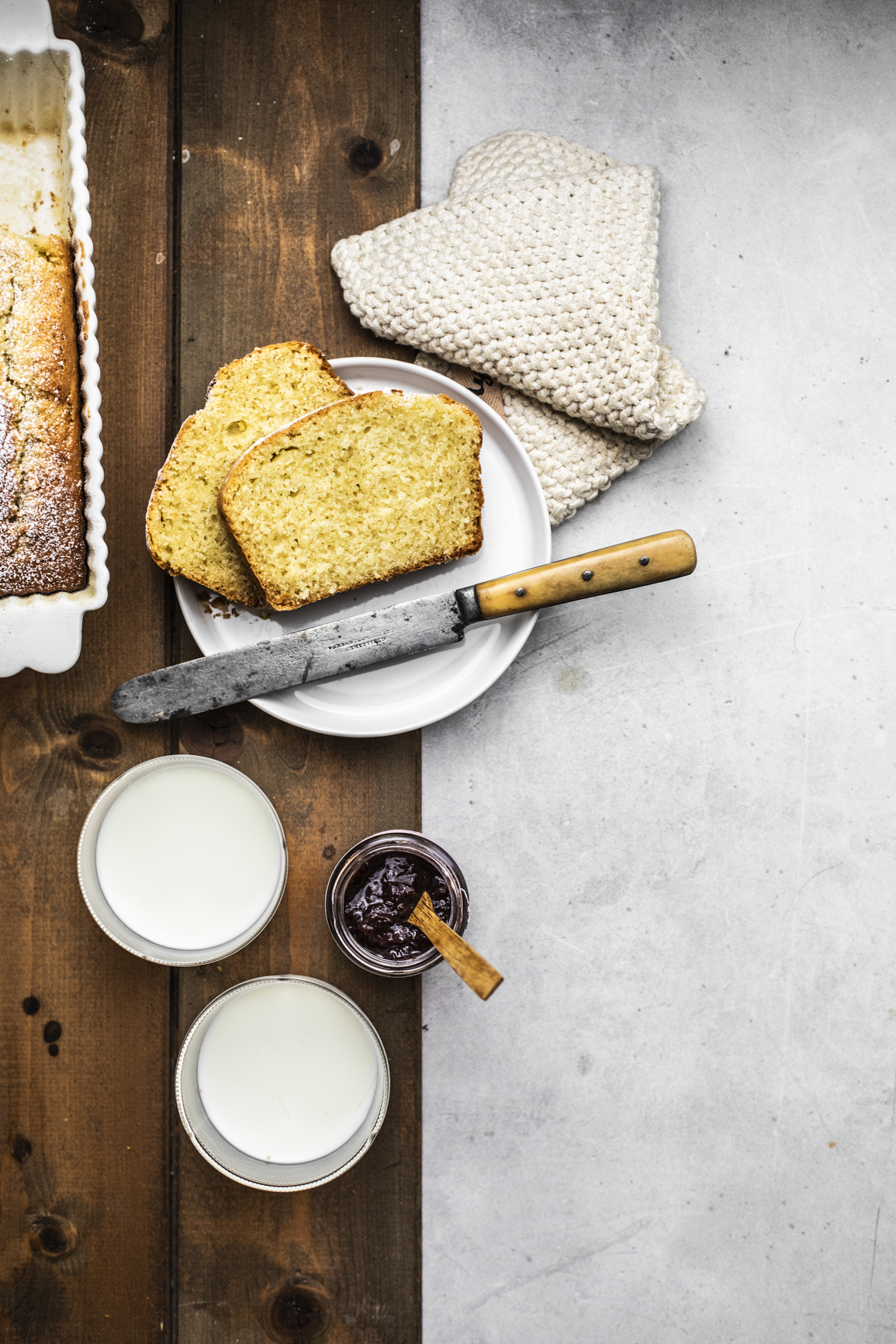 Plumcake alla panna Plumcake alla panna
