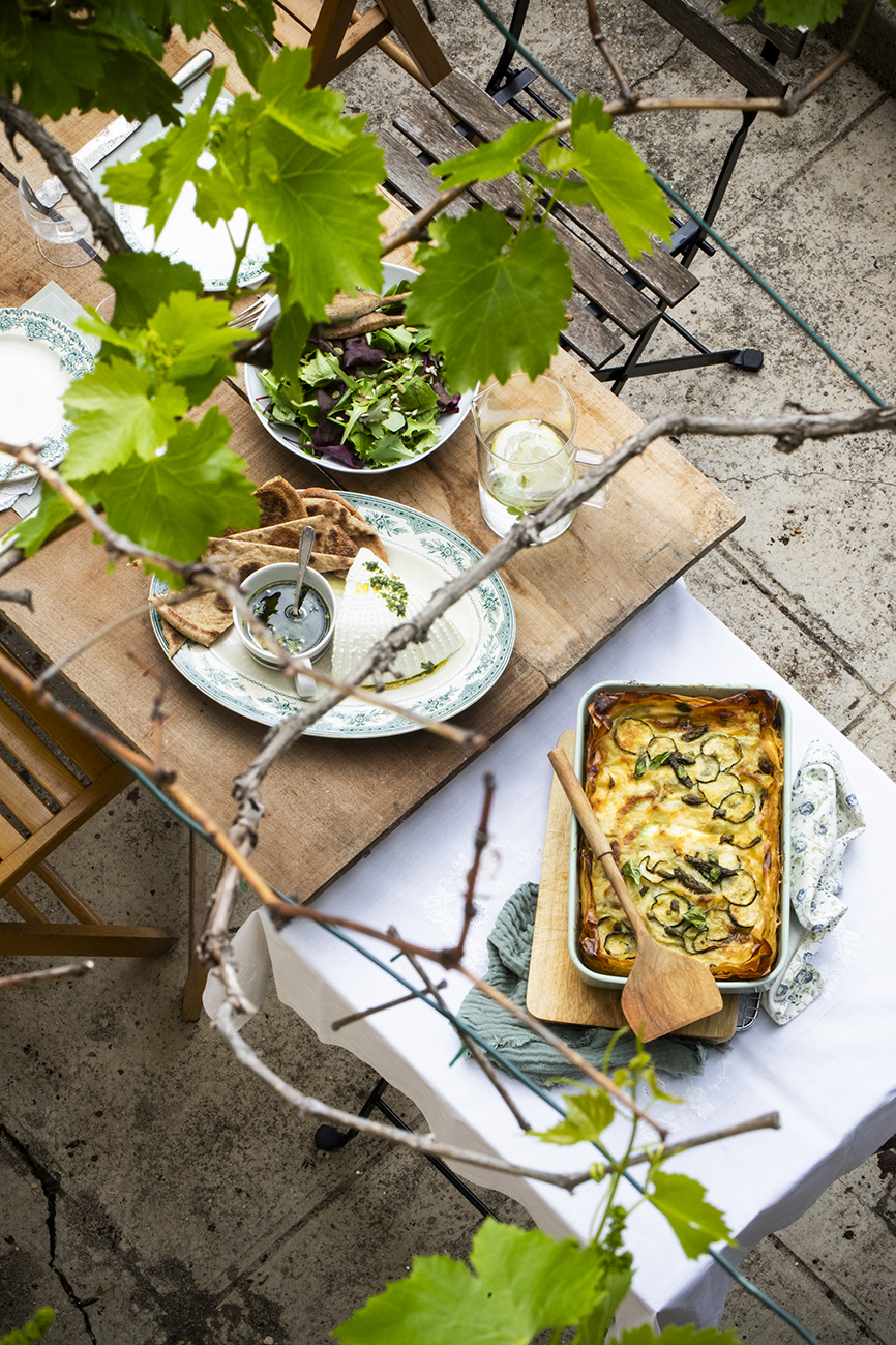 lasagne formaggi e zucchine 