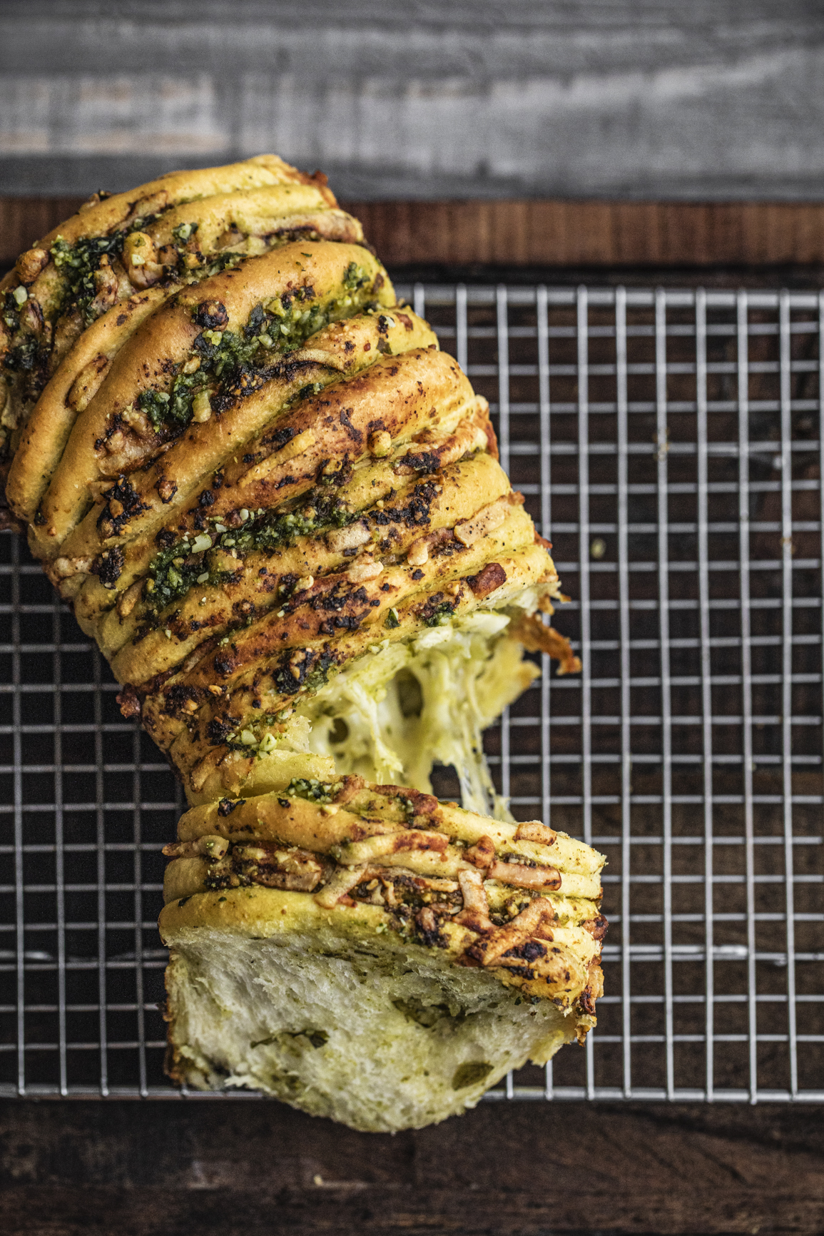 Pull Apart Bread al basilico
